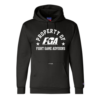 Property of Fight Game Advisors FTWR® Black Hoodie