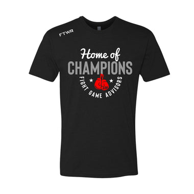 Fight Game Advisors Champions Black Tee