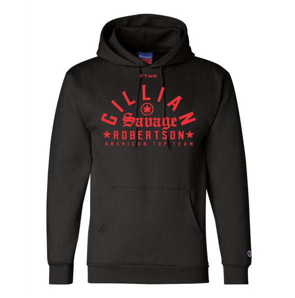 Gillian Robertson Original Champion® Black/Red Hoodie