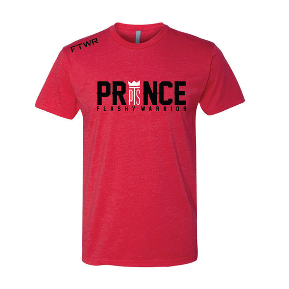 Prince T Smalls Red/Chrome Black & White Crown tee