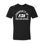 Property of Fight Game Advisors Black Tee