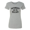 Saturdays Are For Boxing Grey FTWR® Tee