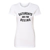 Saturdays Are For Boxing White FTWR® Tee