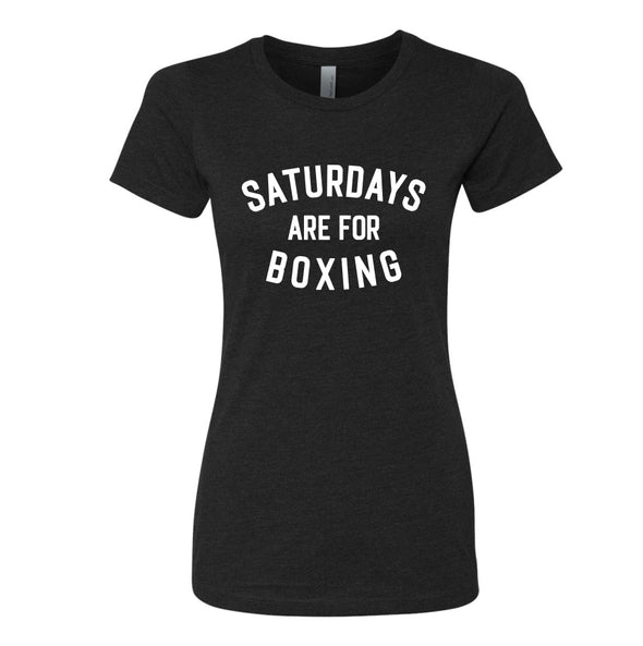 Saturdays Are For Boxing Black FTWR® Tee