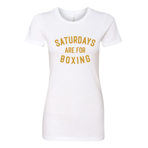 Saturdays Are For Boxing Gold FTWR® Tee